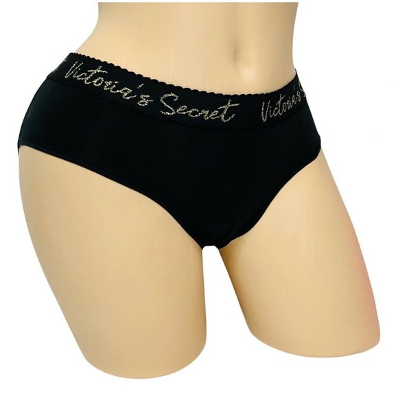 Victoria's‎ Secret SMALL Graphic Logo Waist-Band Hipster Hipbugger Panty NEW - Picture 2 of 2